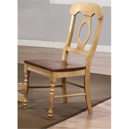 SUNSET TRADING Sunset Trading Brook Napoleon Dining Chair (Set of 2) DLU-BR-C50-PW-2